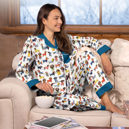 Shineful Pajama Top and Pants Dachshund Amazing Stylish