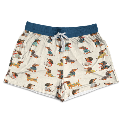 Shineful Pajama Shorts Dachshund Funny