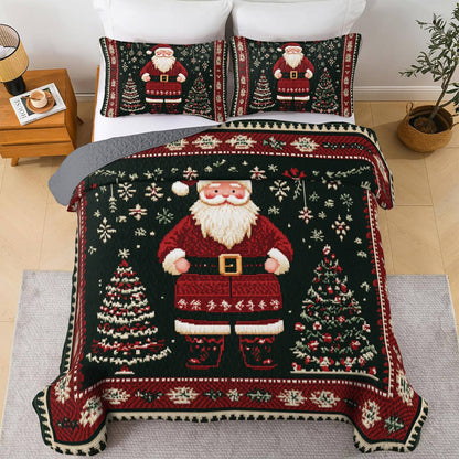 Shineful All Season Quilt 3-Piece Set Cozy Christmas