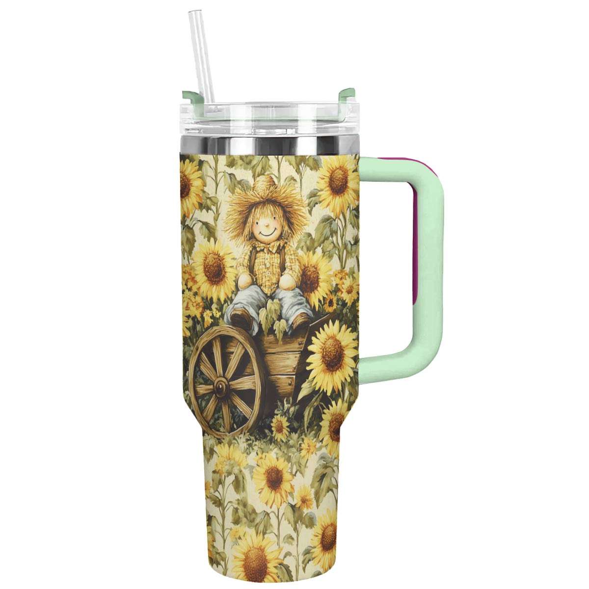 Shineful Tumbler Sunflower Scarecrow