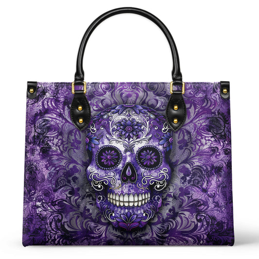 Shineful Leather Bag Gorgeous Mandala Skull