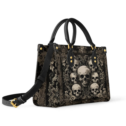 Shineful Leather Bag Gothic Skull Majesty