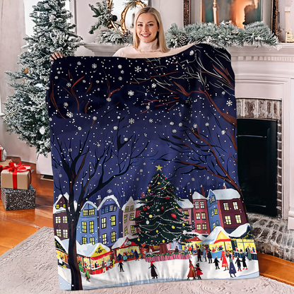 Shineful Fleece Blanket Christmas Market