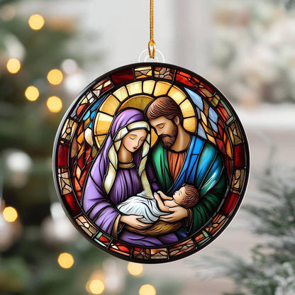 Shineful 2D Acrylic Ornament Nativity Scene