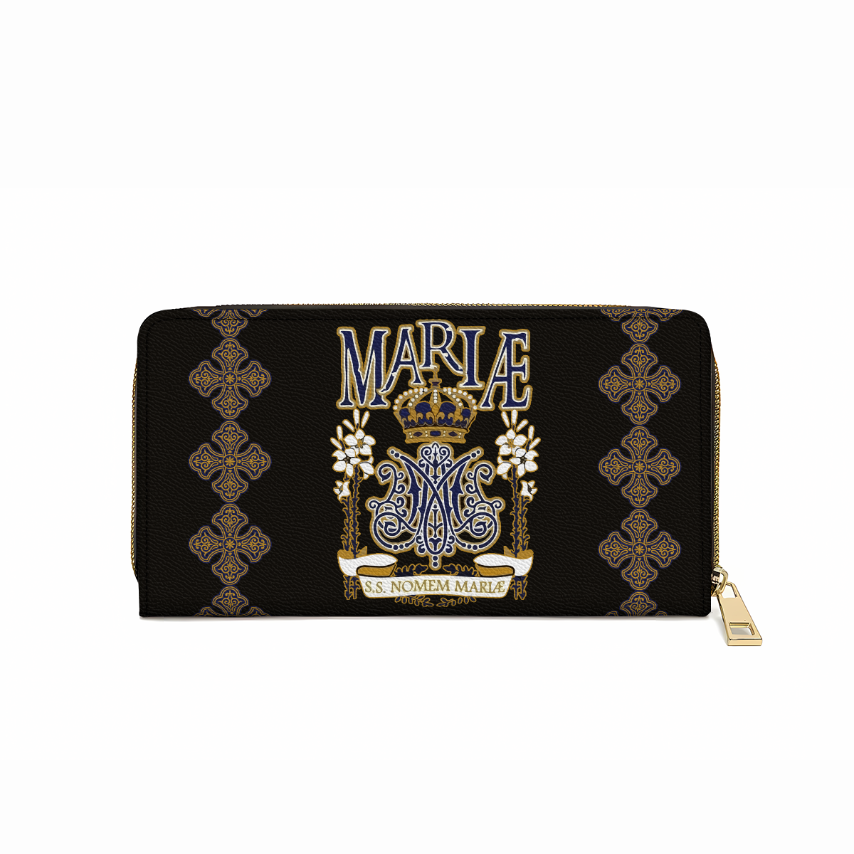 Shineful Leather Clutch Purse With Wristlet Strap Handle Regal Devotion