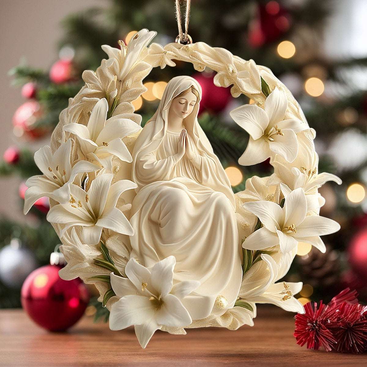 Shineful 2D Acrylic Ornament Graceful Madonna