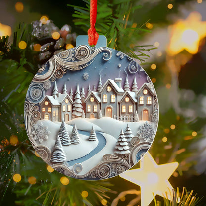 Shineful 2D Acrylic Ornament Cozy Christmas