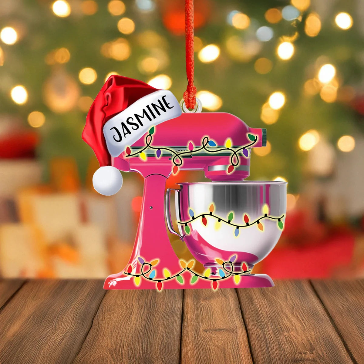 Shineful 2D Acrylic Ornament Personalized Christmas Mixer