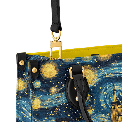 Shineful Leather Bag Starry Skyline