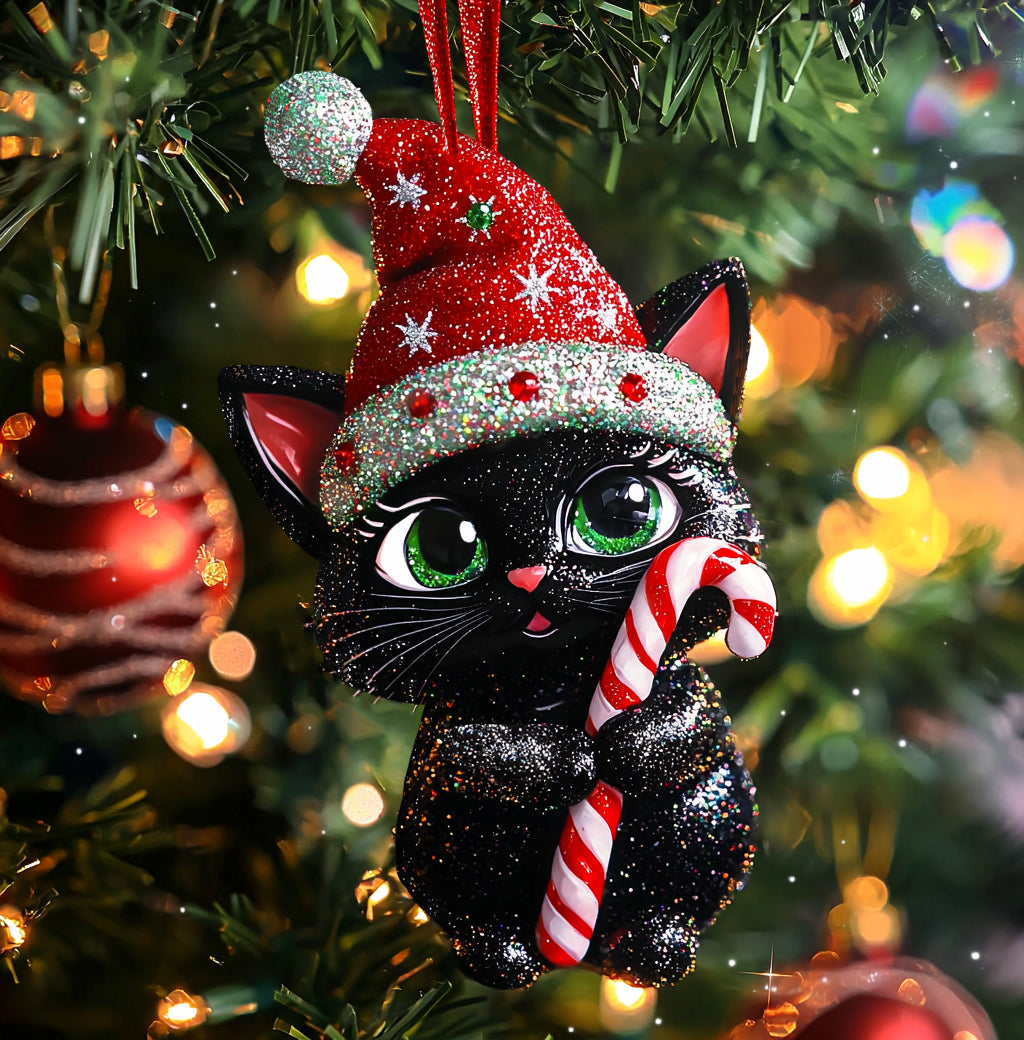 Shineful 2D Acrylic Ornament Naughty Black Cat Collection