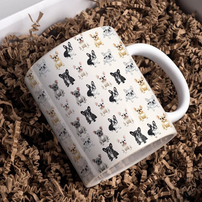 Shineful Ceramic Mug Cuddle Time Frenchie