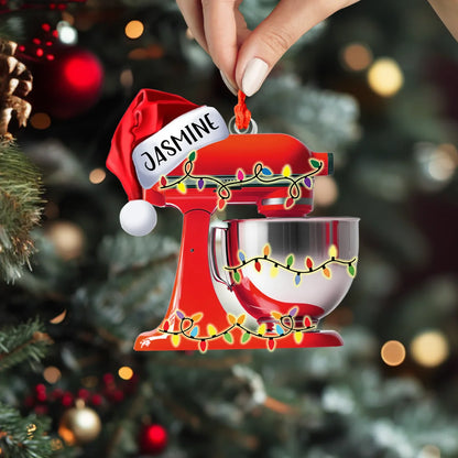 Shineful 2D Acrylic Ornament Personalized Christmas Mixer