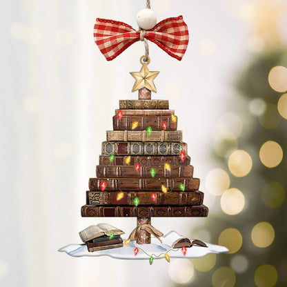 Book Tree Ver2 Shineful® Decoration Ornament Nl09