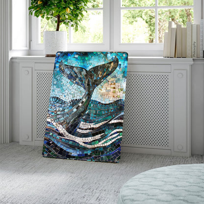 Shineful 2D Metal Sign Ocean Mosaic