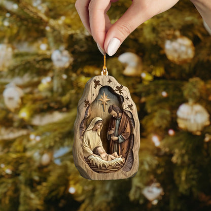 Shineful 2D Acrylic Ornament - Holy Night Nativity