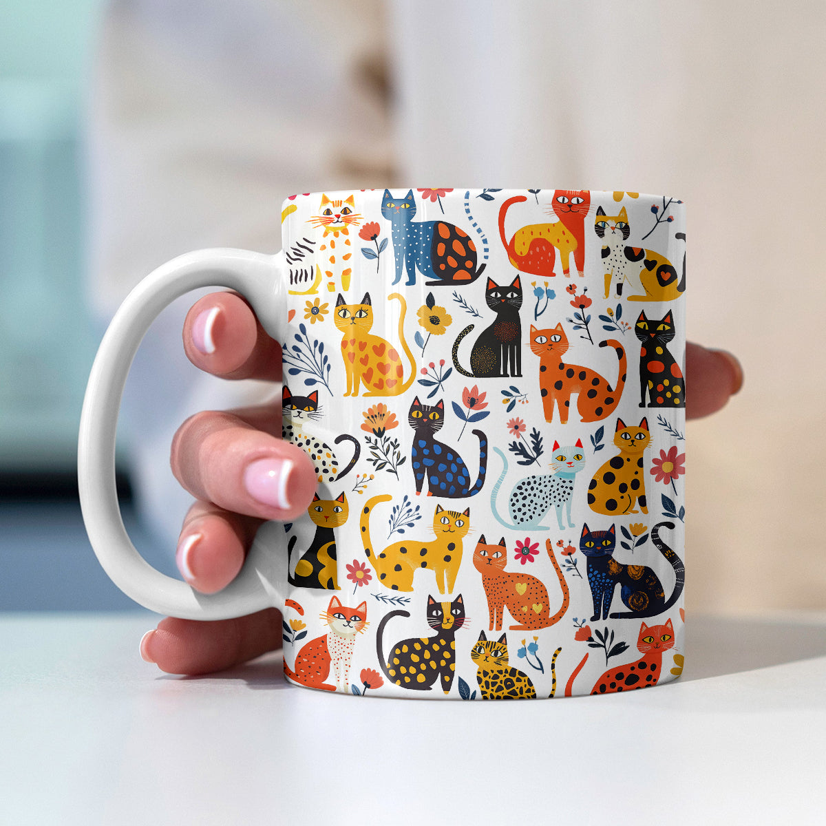 Shineful Ceramic Mug The Meowgical Parade