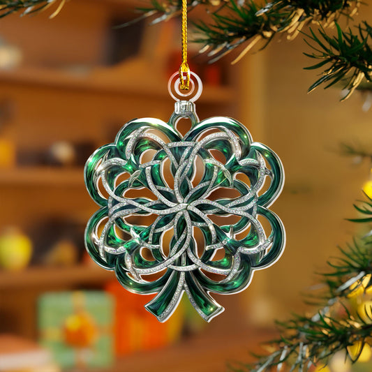 Shineful 2D Acrylic Ornament Lucky Clover Blossom