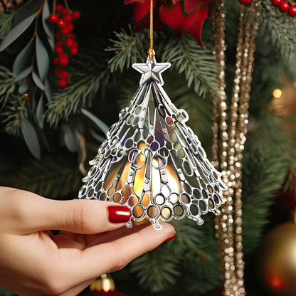 Shineful 2D Acrylic Ornament Christmas Tree Scissors