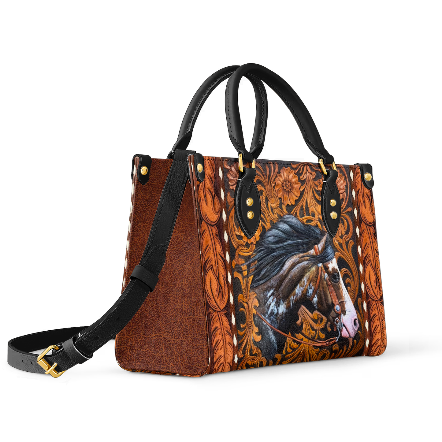 Shineful Leather Bag Western Majesty