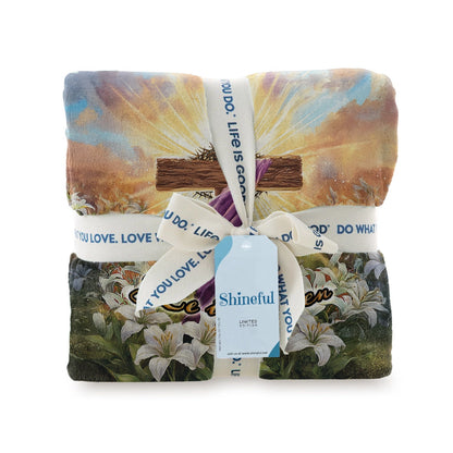 Shineful Fleece Blanket Easter Glory