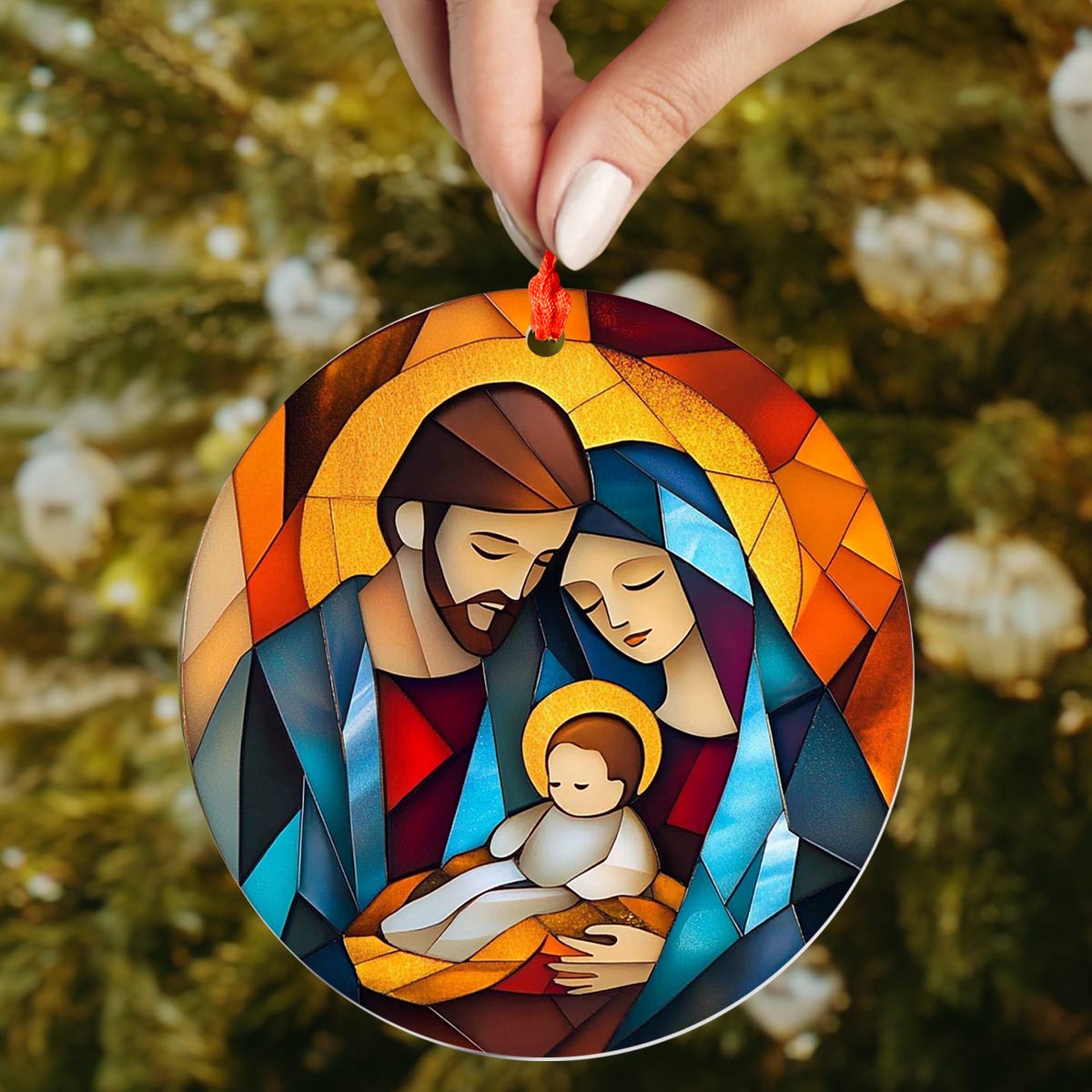 Shineful 2D Acrylic Ornament Spiritual Christmas