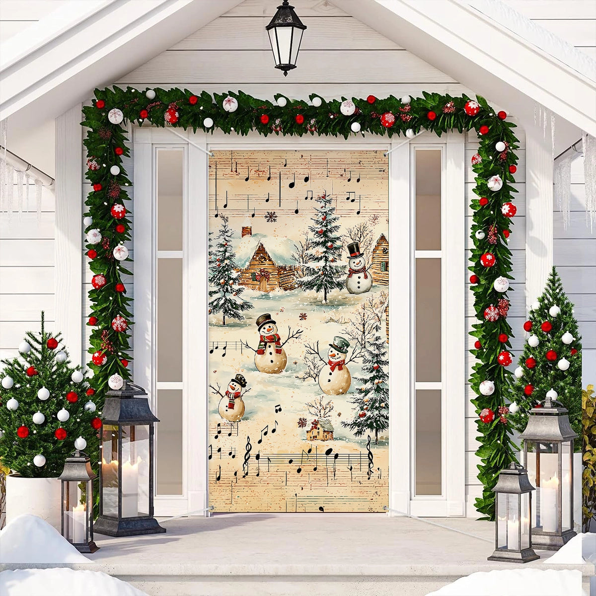 Shineful Door Cover - Snow Melody