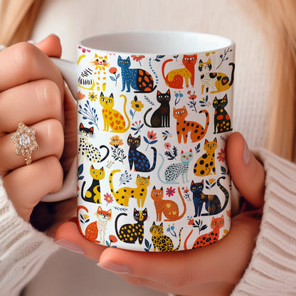 Shineful Ceramic Mug The Meowgical Parade