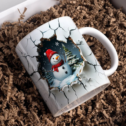 Shineful Ceramic Mug Jolly Snowman