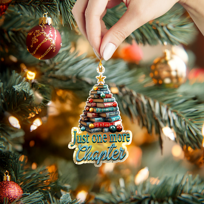 Shineful 2D Acrylic Ornament Festive Book Tower Charm