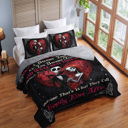 Shineful All Season Quilt 3-Piece Set Spooky Sweethearts