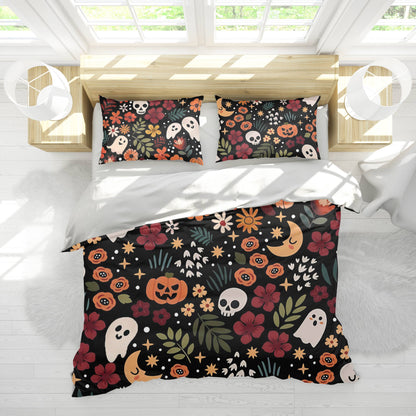 Shineful 3 Pieces Duvet Cover Set Spooky Chic