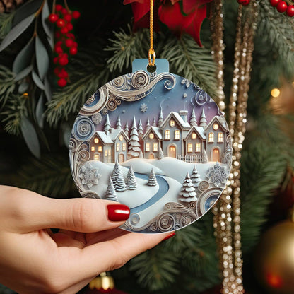 Shineful 2D Acrylic Ornament Cozy Christmas