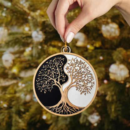 Shineful 2D Acrylic Ornament - Yin-Yang Tree of Life