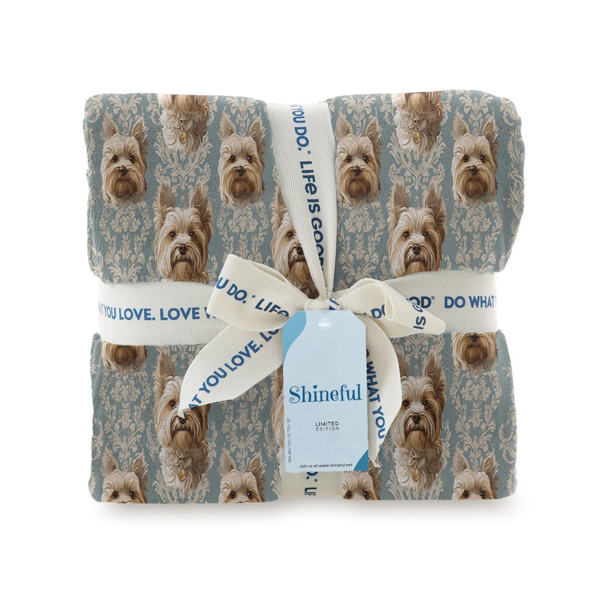 Shineful Fleece Blanket Yorkie Regal Delight