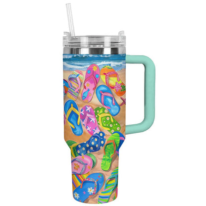 Shineful Tumbler Life is better in Flip Flops