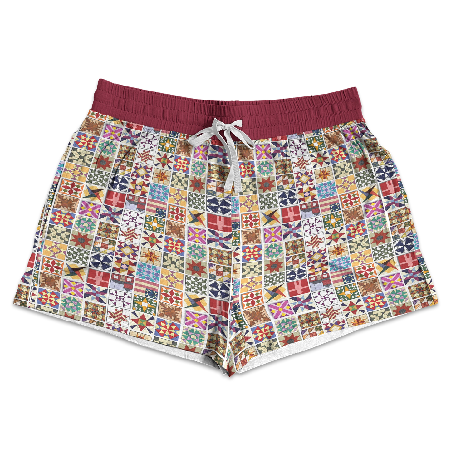 Shineful Pajama Shorts Quilting