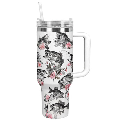 Shineful Tumbler Gentle Roses Largemouth Bass