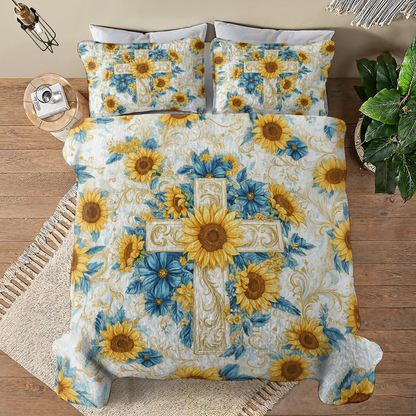 Shineful All Season Quilt 3-Piece Set Sunshine Hope