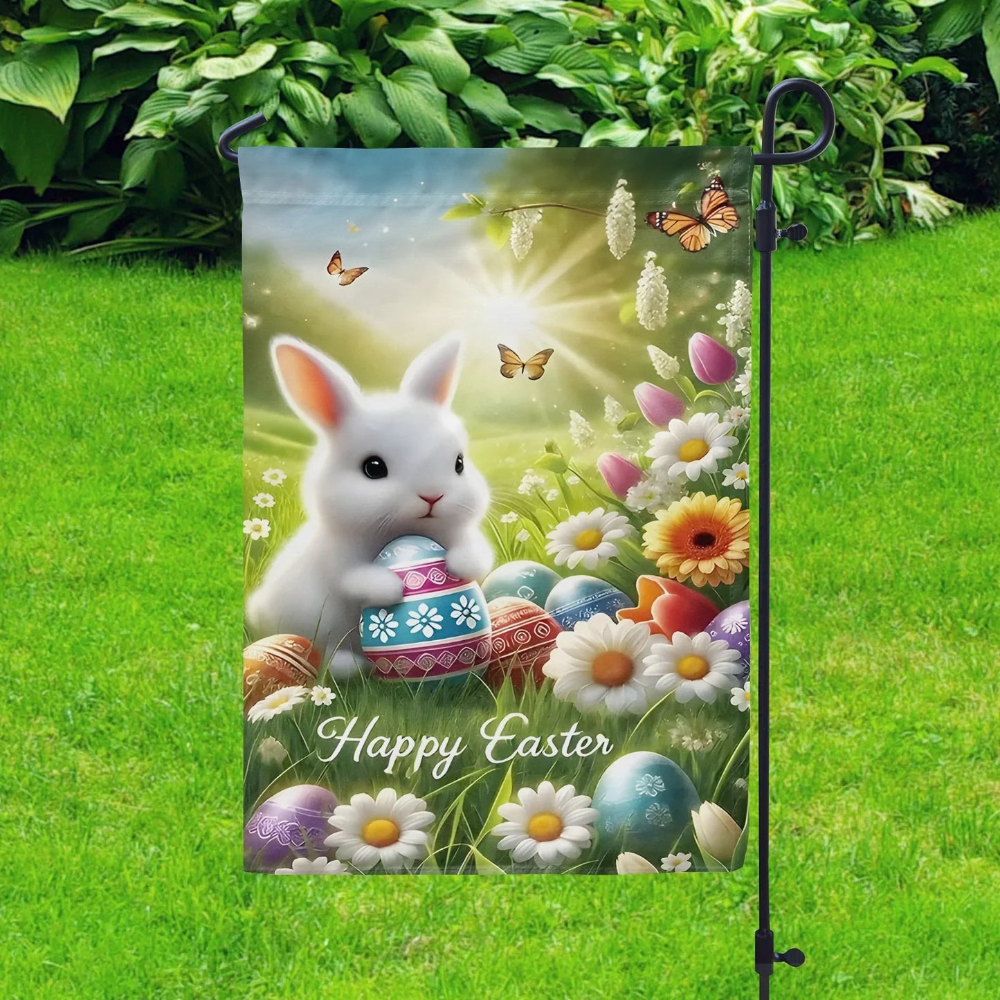 Shineful Garden Flag 12" x 18" Blooming Easter Magic