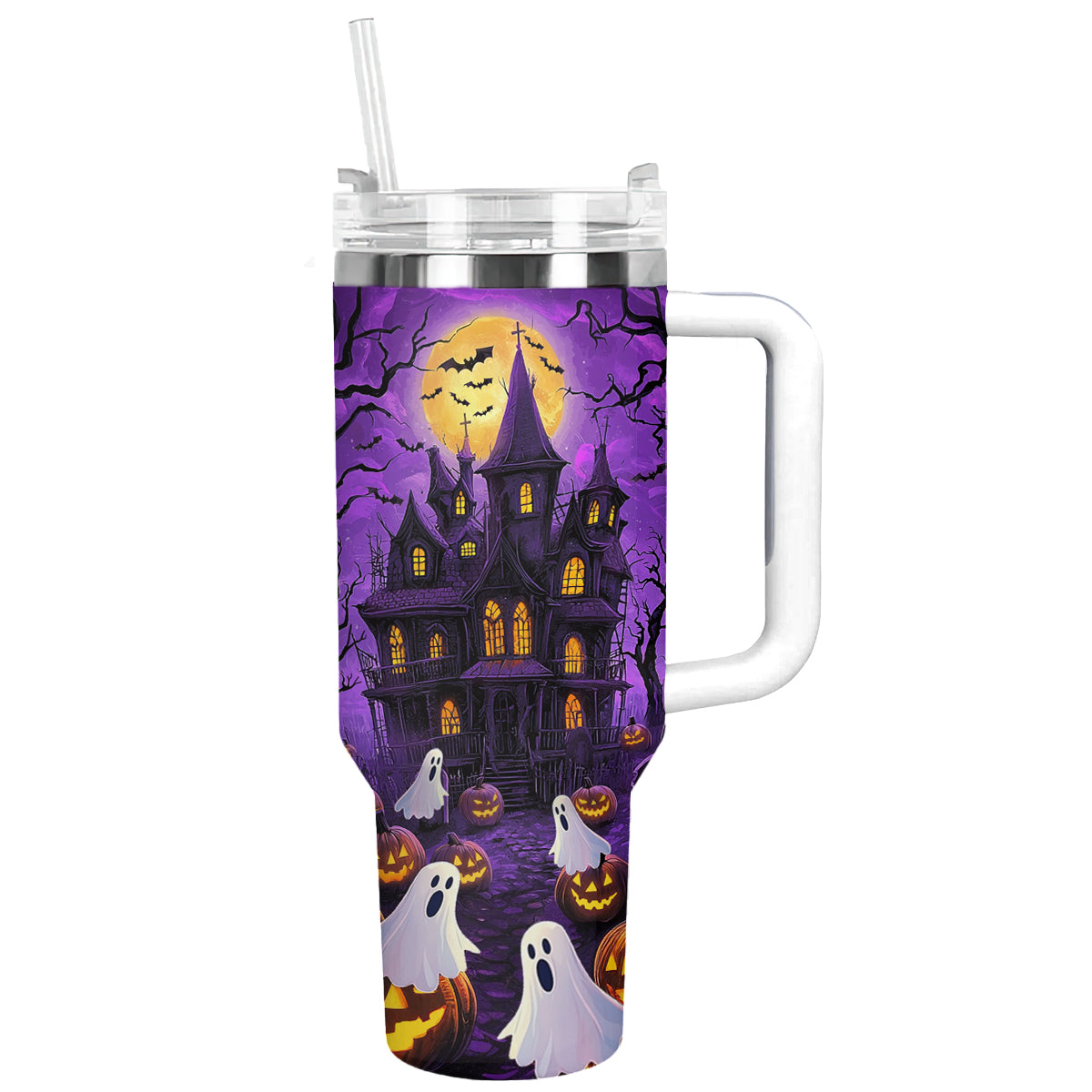 Shineful Tumbler Spooky Night Mansion