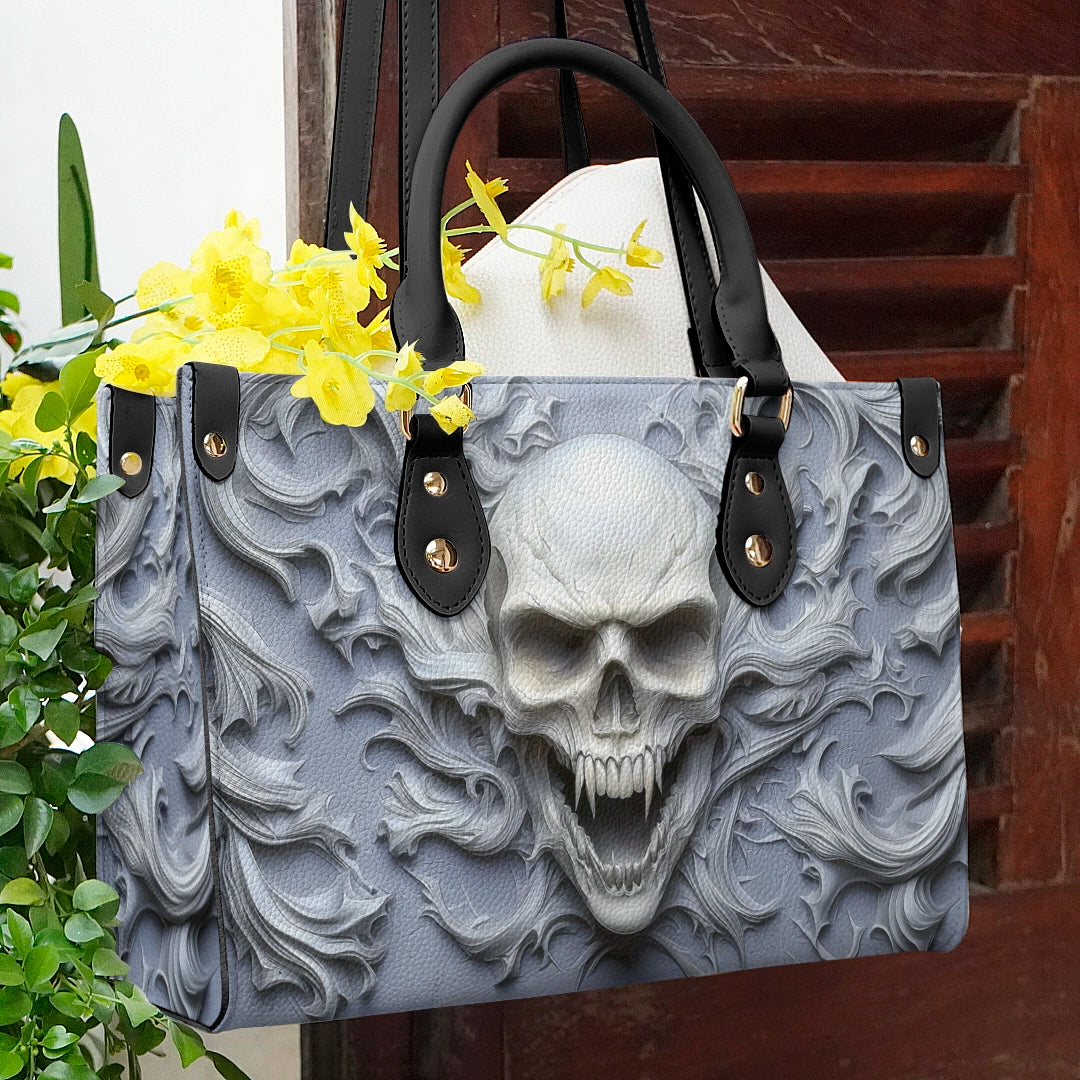 Sac en cuir brillant Skull Wraith Frost