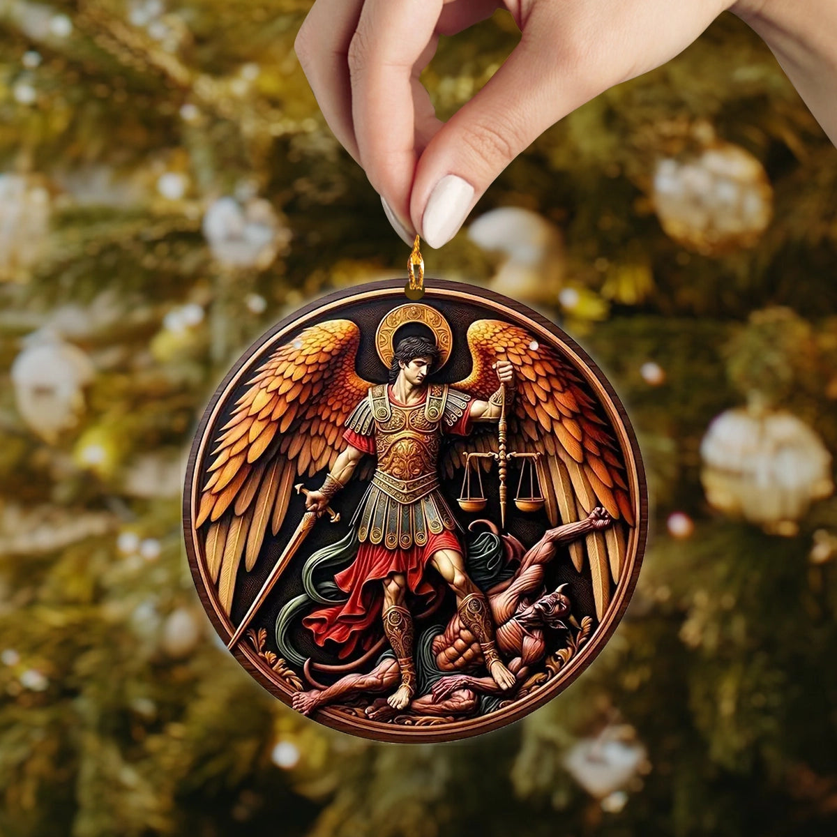 Shineful 2D Acrylic Ornament Archangel Michael