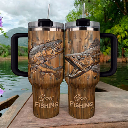 Shineful Tumbler Trout Gone Fishing