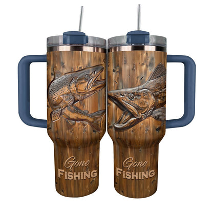 Shineful Tumbler Trout Gone Fishing