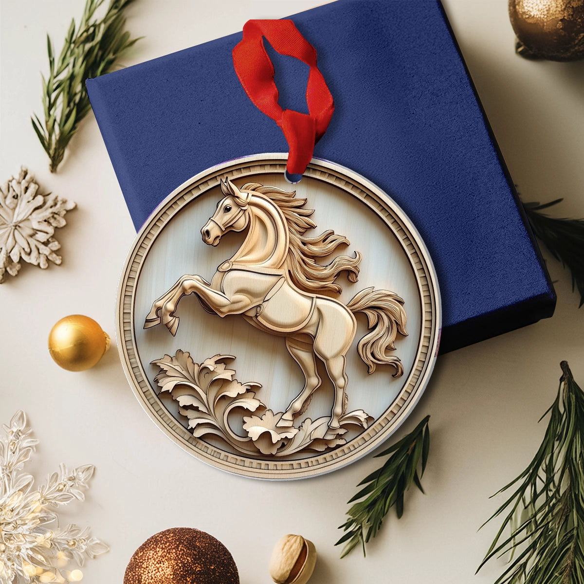 Shineful 2D Acrylic Ornament Majestic Horse