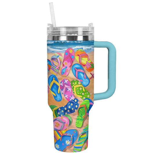 Shineful Tumbler Life is better in Flip Flops