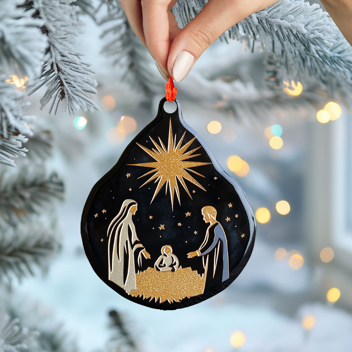 Shineful 2D Acrylic Ornament - Holy Night