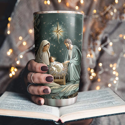 Shineful 20oz Tumbler - Divine Silent Night Nativity