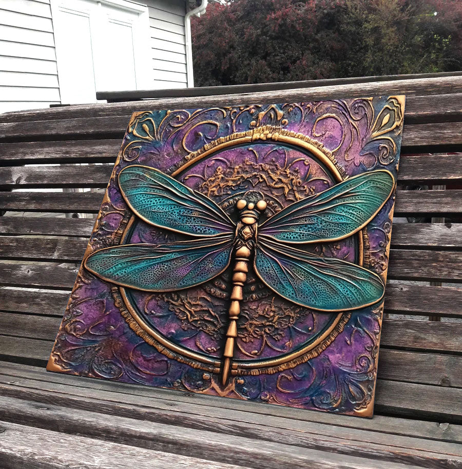 Shineful 2D Metal Sign Dragonfly Soul