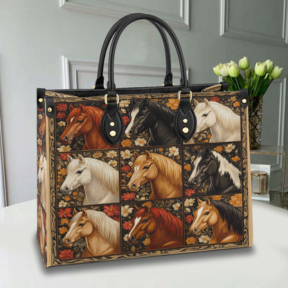 Sac en cuir brillant Horse Beauty